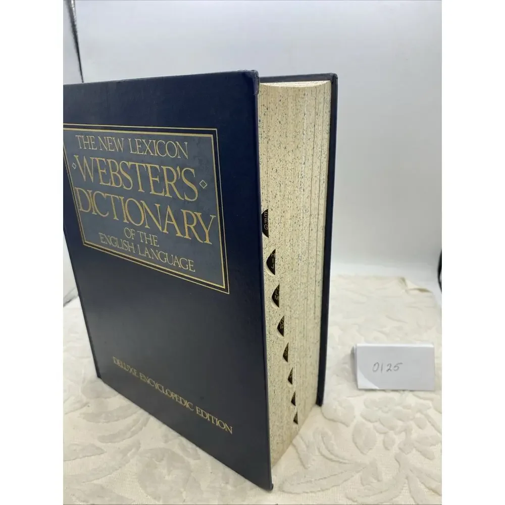 The New Lexicon Webster's Dictionary of the English Language : One Volume...